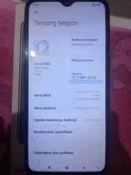 hp xiaomi redmi note 8 pro 6/128gb lengkap bekas second original murah handphone seken