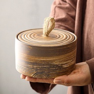 Tea Pot High-value Tea Pot Sealed Pot Retro Ceramic Tea Pot Storage Pot High-value Tea Pot Ceramic S