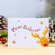 【聖誕節】種子紙聖誕卡片 (紅鼻子麋鹿 Red nose Moose)