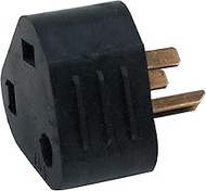 Valterra 15 Male-30 Amp Female A10-0014 Mighty Cord Adapter Plug-15AM to 30AF, Black, Bulk