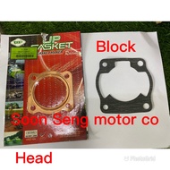 Y110ss / ss2 head dan block gasket