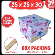 Birthday Box 25x25x30 / 25x25x20 / 25x25x10 Birthday Cardboard Happy Birthday Gift Box Doll Cardboar