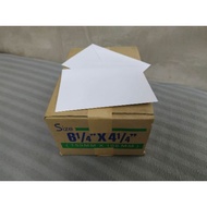 A6 White Envelope 108mm x 159mm | 4 1/4" x 6 1/4" Sampul Putih 70gsm
