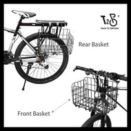 Bicycle Basket Front/Raer Bicycle Basket Bicycle Basket Folding Easy to Install Load 33.1lbs (15 kg