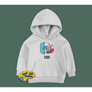 Bts BT21 Children's Hoodie Jacket BT21 BTS Character Children's Sweater Hoodie