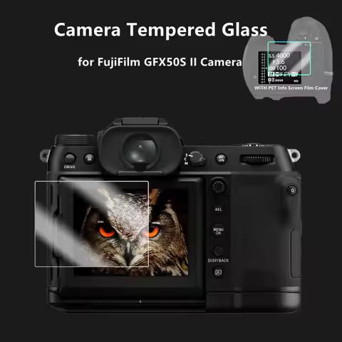 Hinefilm for Fuji GFX 50SII Camera Screen Protective Tempered Glass for FujiFilm GFX50S II Camera An