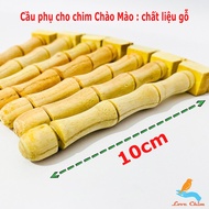 Accessories For Bird Cage Hello Crest, Wooden Accessories For Crest Cage, LOVECHIM Injection