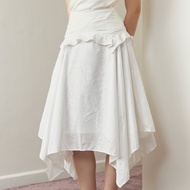 Nine Studio - Hazel Skirt in White