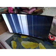 Tv samsung curved 55 inch spare parts original dari tv screen pecah