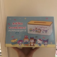 全新 Kuppy Ramune × Sanrio 2026年 透明 面紙盒