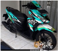 Decal Stiker Full Body Vario 125 150 Old Honda Click Hiu Shark