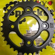 HOYO Sprocket Rear (428) Black Japan Steel  EX5 / WAVE125