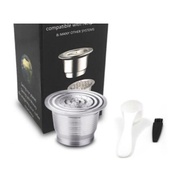 Refill Capsule Nespresso stainless capsule replacement Reusable capsule tamper nespresso