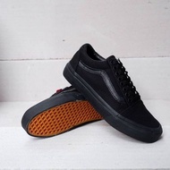 VANS7 ORIGINAL OLDSKOOL FULL BLACK FULL HITAM POLOS DT BNIB / SEPATU CEWEK / SEPATU COWOK / SEPATU M