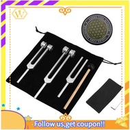 【W】Tuning Fork 128Hz, 256Hz, 512Hz Tuning Fork Set