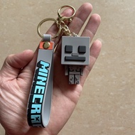 Minecrafte PVC พวงกุญแจ3D เกม Mainme Steve Creeper โลกของฉันจี้ตัวละครพวงกุญแจน่ารักกระเป๋ารถแขวนของขวัญสำหรับแฟนๆ