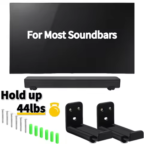 Soundbar Mount Universal for Samsung Vizio LG for Bose Soundbar Speaker Mounting Bracket Wall Mount 
