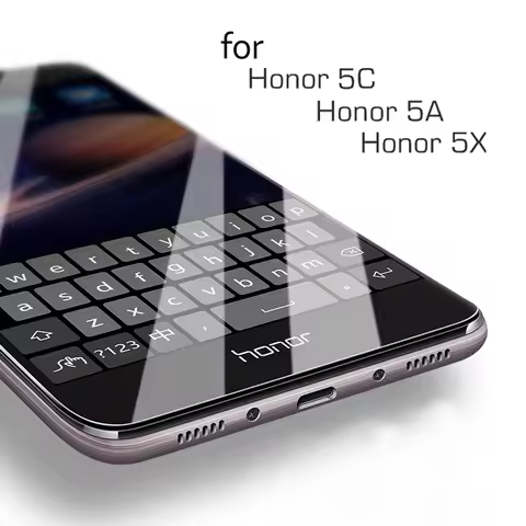 2Pcs 9H HD Clear Tempered Glass Screen Protector Film for Honor 4C Pro 5A 5X GR3 Y6 Pro Y3 II Y5 II 