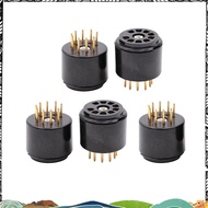 9Pin Vacuum Tube Socket Testing Saver for 6DJ8 12AX7 ECC83 B339 CV492 6L13 12AU7 ECC82 B329 Hifi Tub