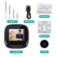 DD3S Hidden Smart Cat Eye Visual Doorbell Photo Cat Eye2.41-inch Built-in Lithium Battery Factory Di