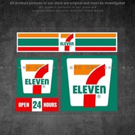 711 Convenience Store Creative Car Reflective Stickers 7 Aberdeen LOGO Electric Motorcycle Fun Lugga