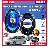 PERODUA ALZA Rear Speaker 6x9 Speaker Kereta Car Speaker Coaxial Speaker 600W MAX 5 Way Car Audio Sp