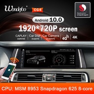Snapdragon car radio 2 din android 10 with screen For BMW 7 Series F01 F02 2019-2015 intelligent sys
