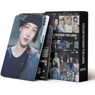 CORTIS Color Outside The Lines 专辑 Lomo 卡 - 55 张 Kpop 照片卡 适合 CORTIS 粉丝B
