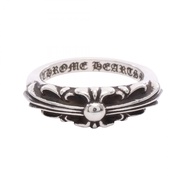 【二手】Chrome Hearts CHROME HEARTS 戒指 - BABY CLSC FLORAL CRS 925純銀 - 男士戒指 - 二手 A