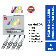 NGK 94124 Laser Iridium Spark Plug For Mazda 2/ 3/ 5/ 6/ Cx-5/ Cx-3/ Biante
