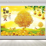 Money Fortune Fortune Tree Poster Painting Money Tree Money Tree Living Room Entrance Painting Offic