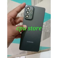 Backdoor + original Samsung A73 5G camera glass ring, battery cover casing