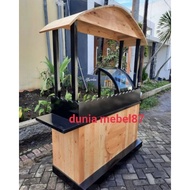 Ready Gerobak Jualan Murah Booth Portabel booth minimalis modern