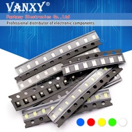 100pcs 0402 0603 0805 1206 3528 1210 5050 5730 SMD LED Red Yellow Green White Blue light emitting di