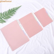 GLOWHIVE Binder Index Page School 4Pcs/set Bookmark B5 A5 A4 Scrapbook Diary Loose-leaf Inner Page