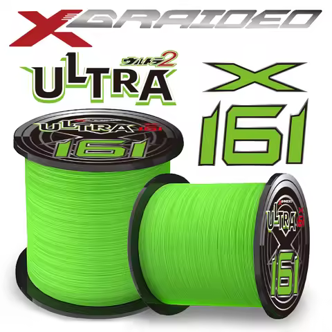 New X16 Strands Fishing Line YGK Ultra 300/500M Braided PE Fishing Strong Fishing Line Multifilament