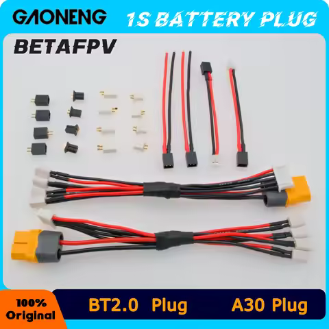 GAONENG A30 Female Male Connector Adapter GNB Plug BETAFPV BT2.0 Connectors Male Female Plug For RC 