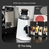 Automatic DF64 Gen 2 / Gen II Electric Coffee Grinder - DLC Flat Burr Red Titanium Coating Burr 64 m