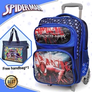 6 Wheel Trolley Bag Trolley Spiderman