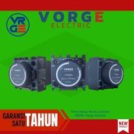 VORGE timer block time off delay contact block aid VRDR0 VRDR 0 equivalent to LADR0 LADR