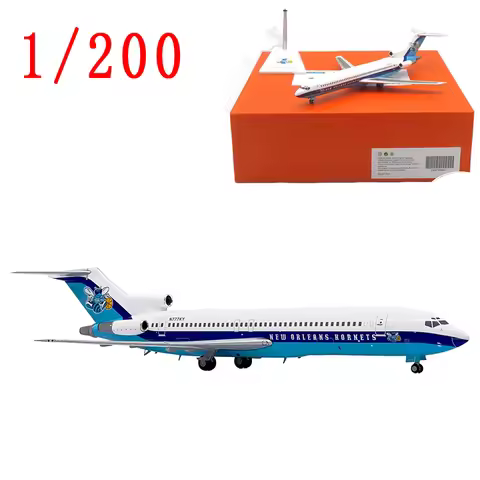 JC WINGS Diecast 1/200 Scale Boeing B727-200 Alloy Aircraft Model Play Vehicles Toys for Boys Gift O