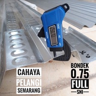 Bondek Cor SNI tebal 0.75 0 75 mm Full bukan toleransi - per Meter