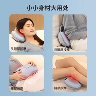 Free Shipping Neck Massager 妙界moje颈椎按摩器背部腰部按摩仪肩颈神器多功能靠垫枕揉捏充电 Mesin Urut Leher