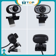 Kisonli - PC Camera HD 2.0 USB Video Call Meeting Broadcast Webcam Live PC-3