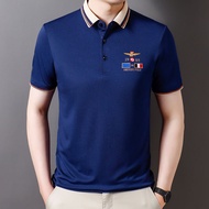 【READY SOTCK】korean Style Embroidered Polo Shirt for Men Quick-drying Polo Shirt Short-sleeve T-shirt