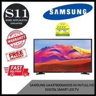 SAMSUNG UA43T6000AKXXS 43 IN FULL HD SMART LED TV * 3 YEARS LOCAL WARRANTY