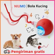 TERLARIS MAINAN INTERAKTIF ELEKTRIK ANAK KUCING DENGAN BOLA BERGULIR OTOMATIS MENIRU MAINAN KEJAR-KE