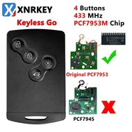 Kartu Pintar Xrnkey 4B Kunci Mobil PCF7953/4A Chip 433Mhz untuk