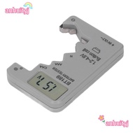 AHTY Digital Battery Checker, Digital Display ABS Housing Digital Battery Tester, Small Size Univers