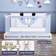 POTE pembatas kasur pagar bayi Tidur Ranjang Anak Bayi Bed Rail Safety Guard Vertical Lift Adjustable